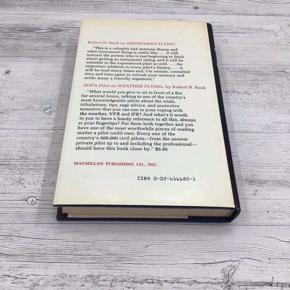 Instrument Flying Richard L. Taylor 1977 Hardcover Aviation IFR Flight Book - Picture 3 of 9